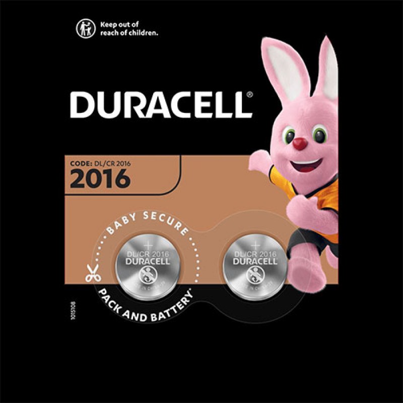 Specialty 2016 Lithium Coins - Duracell
