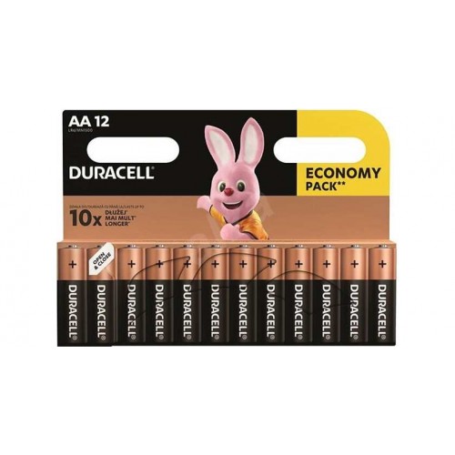 Duracell батарейки щелочные AA (12 шт.)