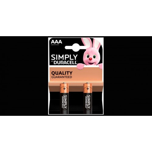 Duracell Simply AAA щелочные батарейки (2 шт.)