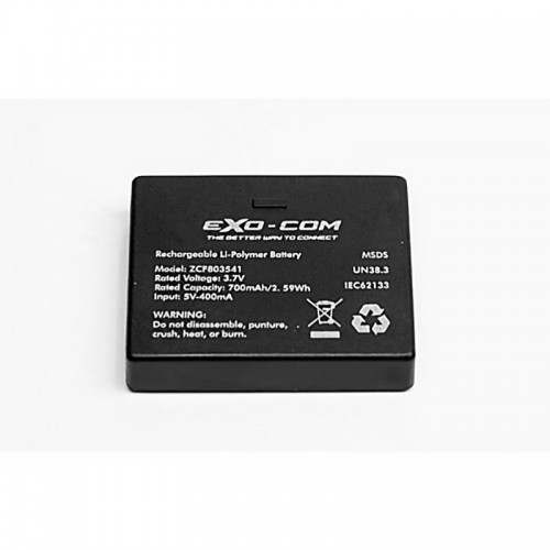 Scorpion EXO-Com სათადარიგო აკუმულატორი ინტერკომისთვის Model: ZCF803541