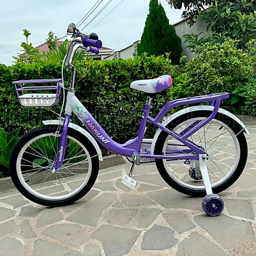 HABUNI საბავშვო ველოსიპედი 12/16/20 დიუმიანი ბორბლებით გოგონებისთვის