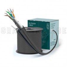 Optowire FTP Cat5e BC 24AWG PE (Outdoor) Cable with Messenger, 305 m