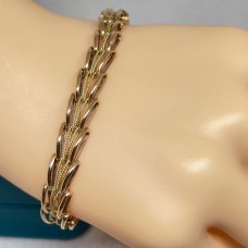A gold bracelet, sample 583, 6.37g