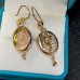 Antique Gold Anchor Earrings (sample: 583)