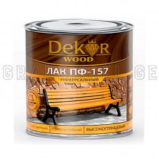 Лак универсальный Dekor Wood ПФ-157, 2.4 кг