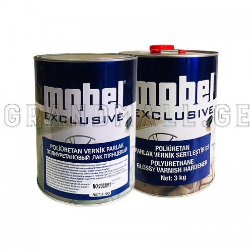 Polyurethane lacquer MOBEL (3kg+3kg) glossy