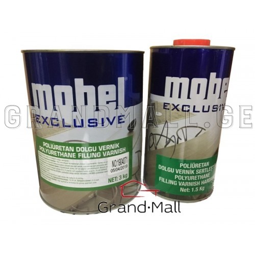 Polyurethane primer varnish MOBEL (Dolgu) 4,5kg