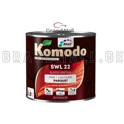 Komodo PARQUET Lacque SWL-22, 2 liter