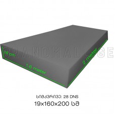 Polyurethane latex mixture foam, size 19×160m×200cm, 28 DNS for mattresses