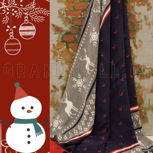 Double-sided Plaid in Christmas design AKSU (CARMELO)