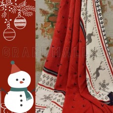 Double-sided Plaid in Christmas design AKSU (CARMELO)