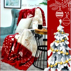 Double-sided Plaid in Christmas design AKSU (EMILIO RED)