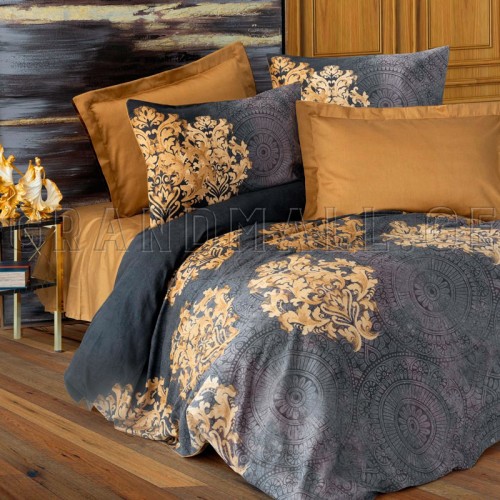 Cotton Box satin bed linen set JADIRA BEIGE