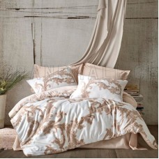 Cotton Box – satin bed linen set LOREN BEIGE