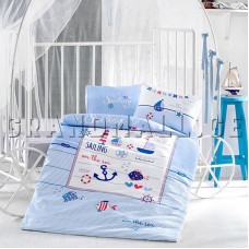 CLASY - Baby bed linen (Sailing Fish)