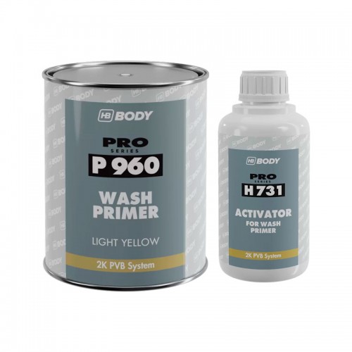 HB BODY P960 2K ადჰეზიური მჟავა პრაიმერი - გალვანიზებული ფოლადის