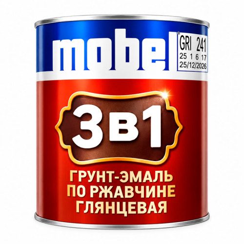 ანტიკოროზიული ემალი MOBEL 08კგ