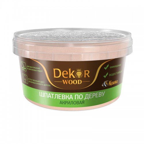 Wood putty DEKOR