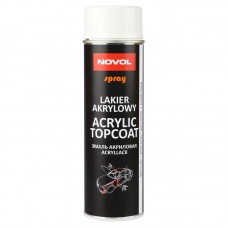 NOVOL - SPRAY ENAMEL (PAINT) ACRYLIC TOPCOAT 500ML