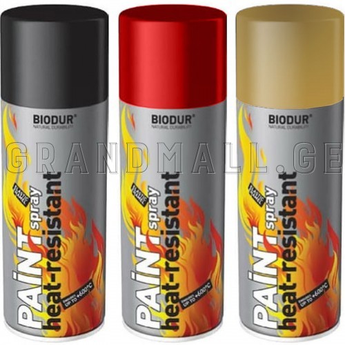 Spray Paint Heat-resistant BIODUR 400 ml