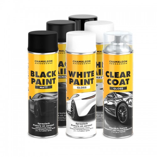 CHAMALEON acrylic aerosols — spray paints and clear coats 500 ml
