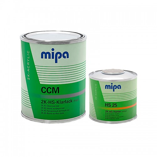 Mipa 2K-HS-Klarlack matt CCM მქრქალი საავტომობილო ლაქი (1ლ+05ლ)