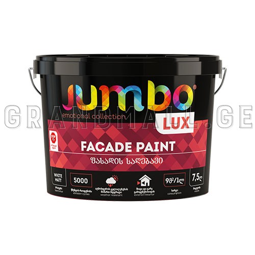 Jumbo Lux - Highly filled facade paint 2,5 l | 4 kg