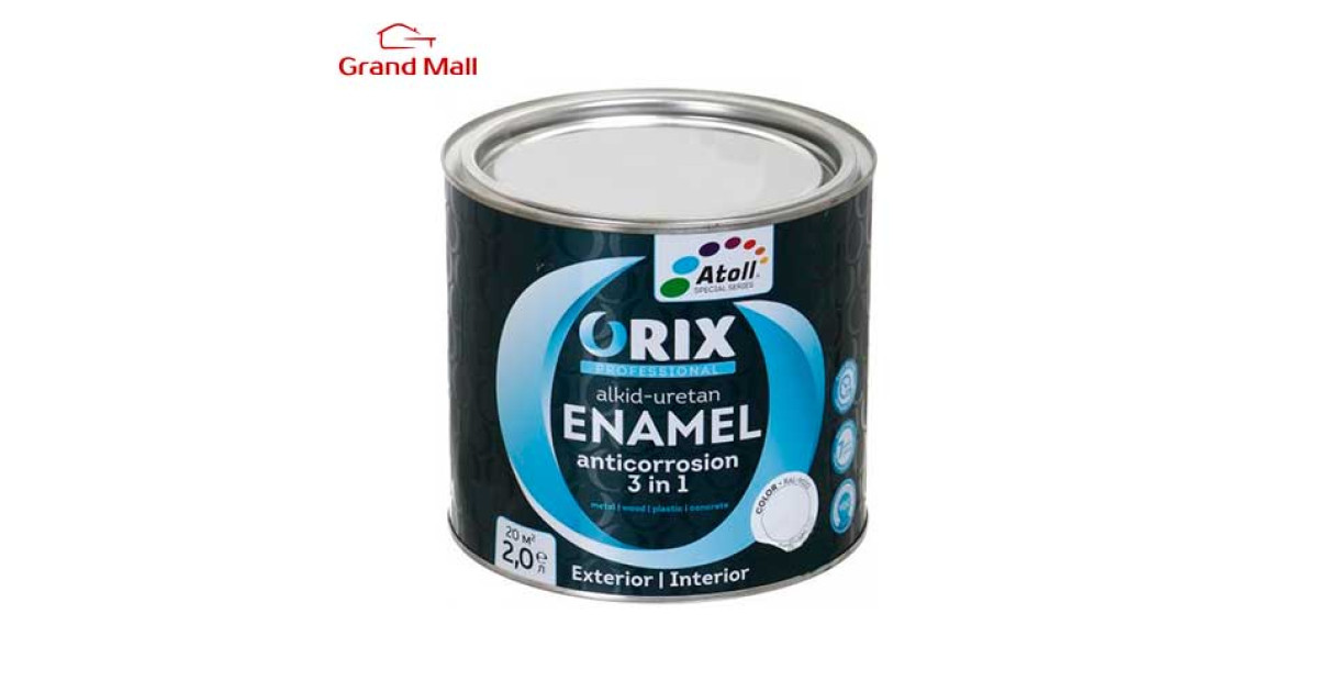 Buy Enamel anti-corrosion Orix Color 0,8kg | GrandMall
