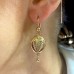 Golden earrings (sample: 583)